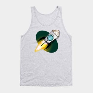 Starbucks Latte Rocket Tank Top